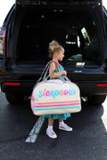 Duffle Bag - Sleepover (Cream Stripe)