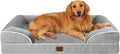 memory foam layered with egg-crate foam for pressure relief and support