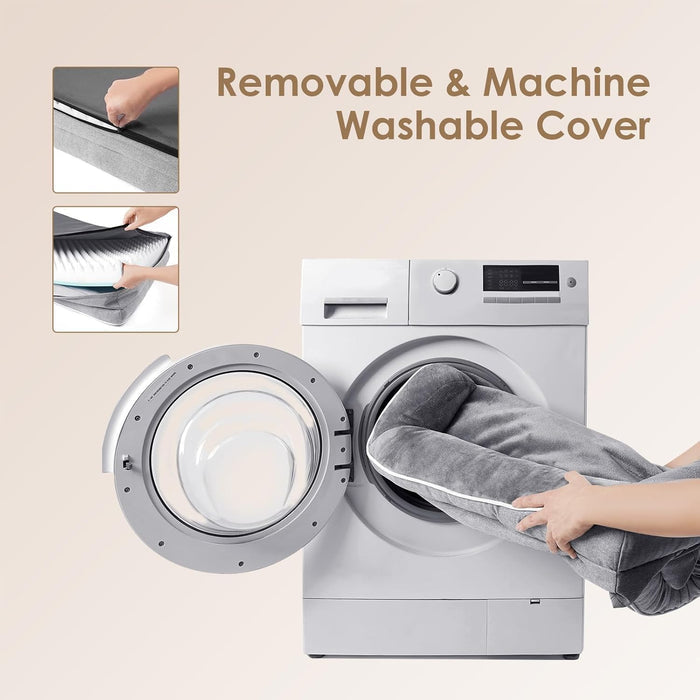 available in 8 sizes (24" to 52" long) and 19 color options including grey, navy, beige, olive green, lilac, and pumpkin orange