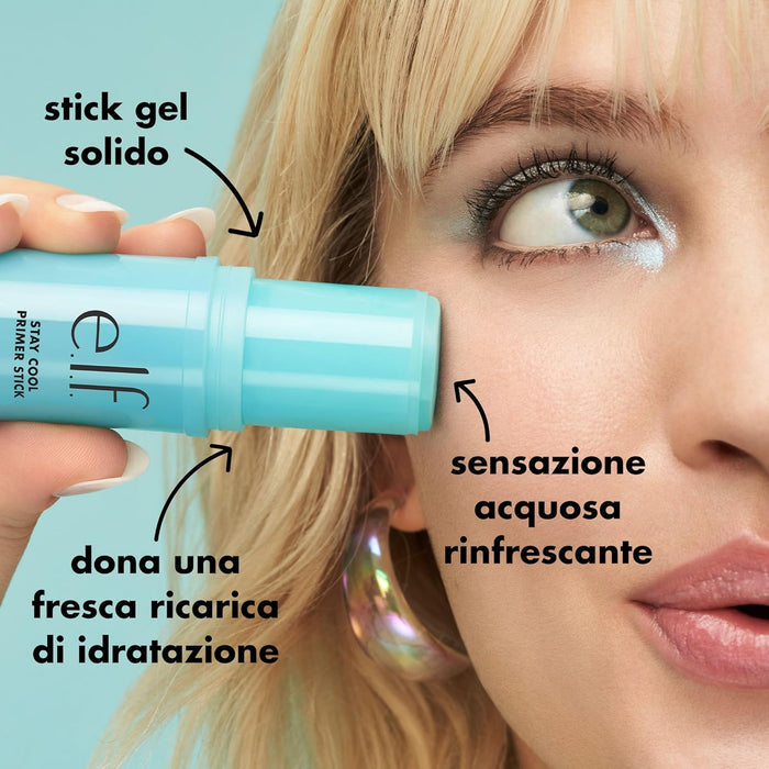 cooling, watery sensation delivered on contact with skin