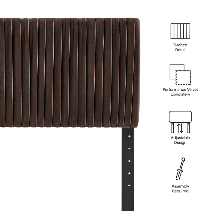 Eloise Stain-Resistant Performance Velvet Full Headboard