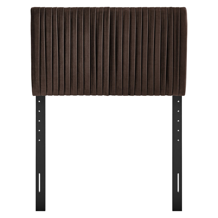 Eloise Stain-Resistant Performance Velvet Twin Headboard
