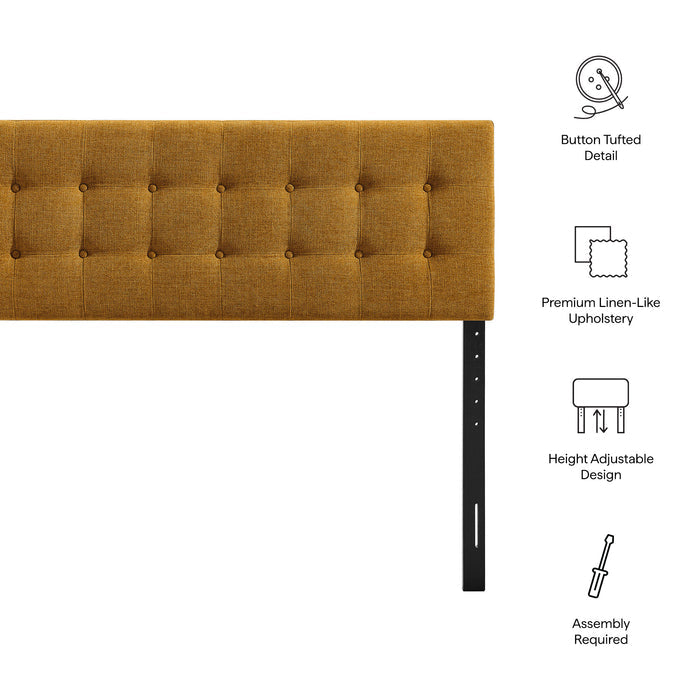 Emily Fabric Upholstered Full Size Headboard