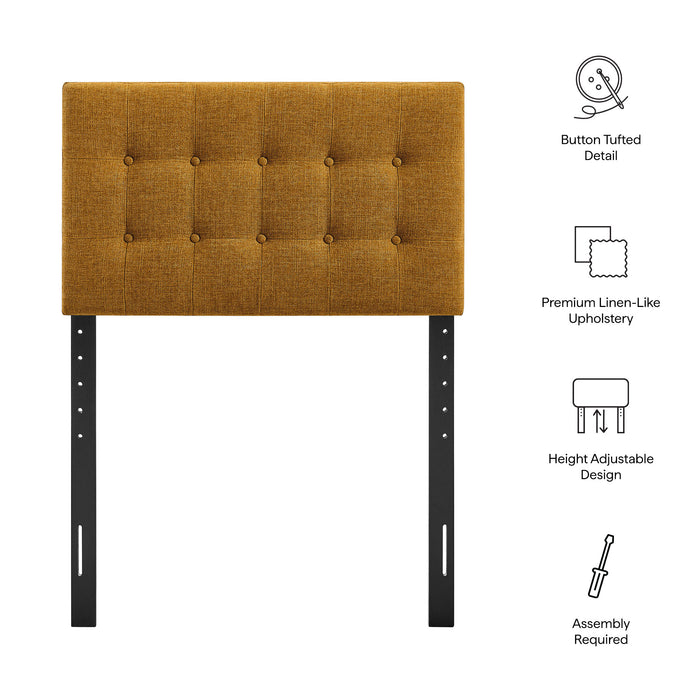 Emily Fabric Upholstered Twin Size Headboard
