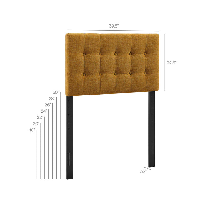Emily Fabric Upholstered Twin Size Headboard