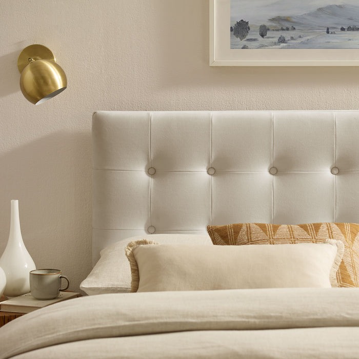 Emily Stain-Resistant Performance Velvet Full Size Headboard