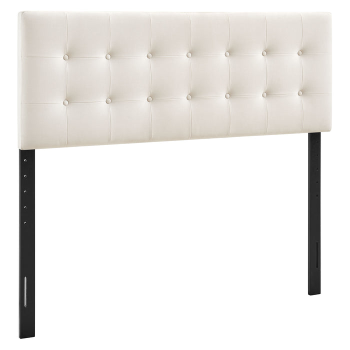 Emily Stain-Resistant Performance Velvet Queen Size Headboard