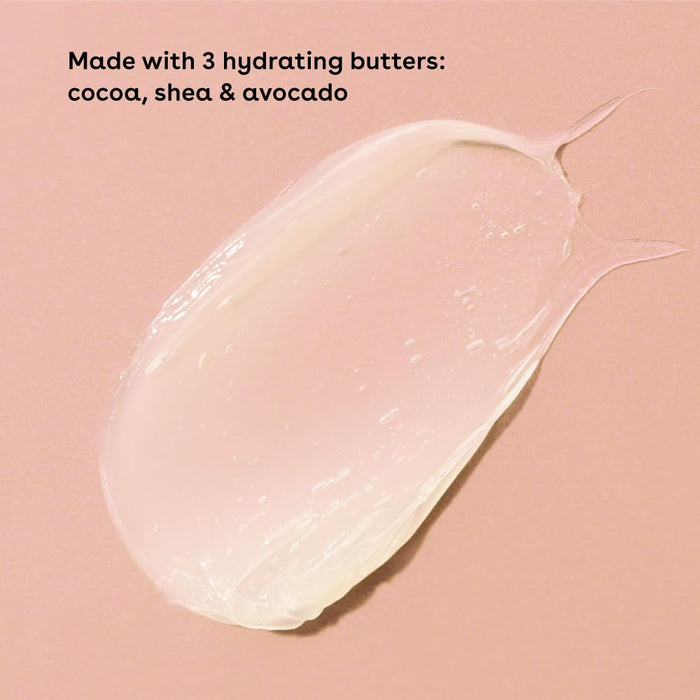 glossy finish suitable as a lip treatment or topper