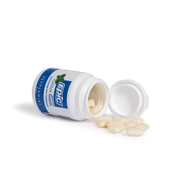 Epic Peppermint Xylitol Chewing Gum – Sugar Free Focus Chew for Desk Drawers and Long Meetings