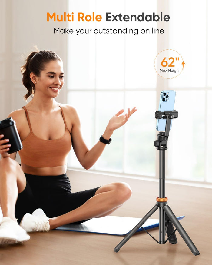 wireless bluetooth remote with 33ft/10m capture range for shutter and video start/stop