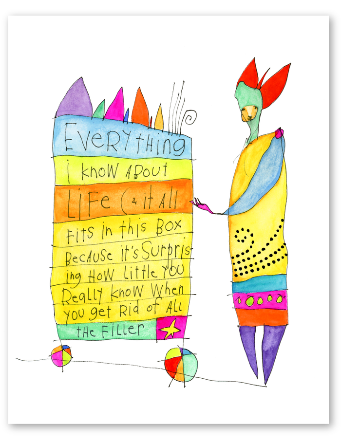 everything i know artprint