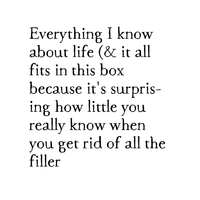 everything i know artprint