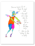 fall away art print