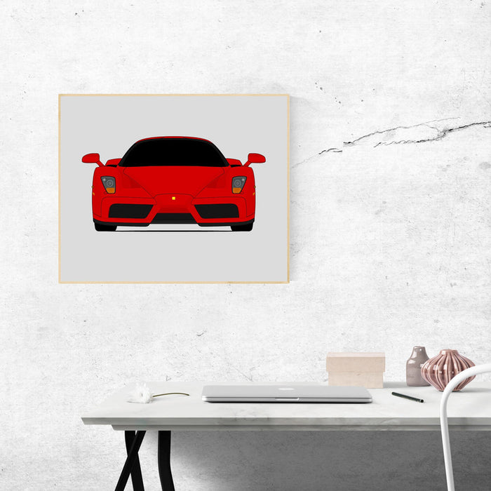 Ferrari Enzo Supercar (2002-2004) Poster