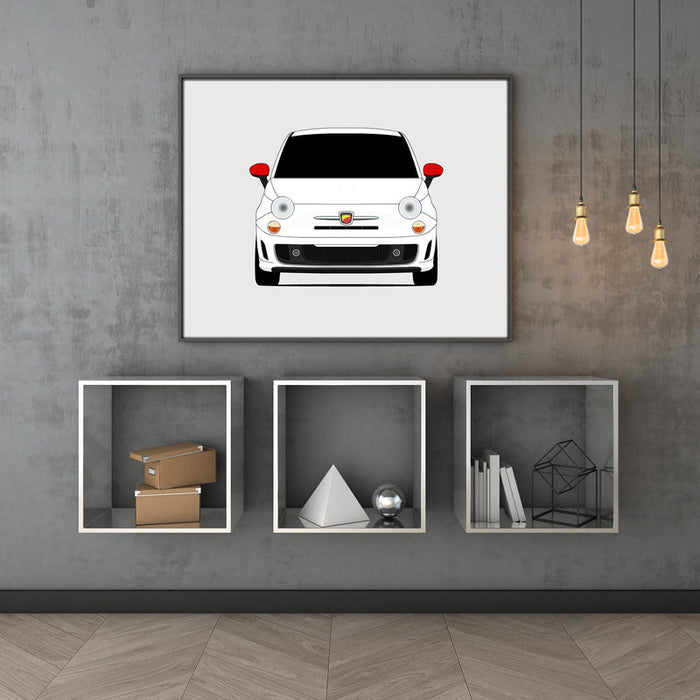 Fiat 500 Abarth (2008-2015) Poster
