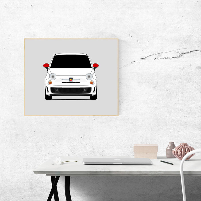 Fiat 500 Abarth (2008-2015) Poster