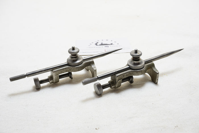 FINE PAIR OF STARRETT NO. 59 TRAMMEL HEADS