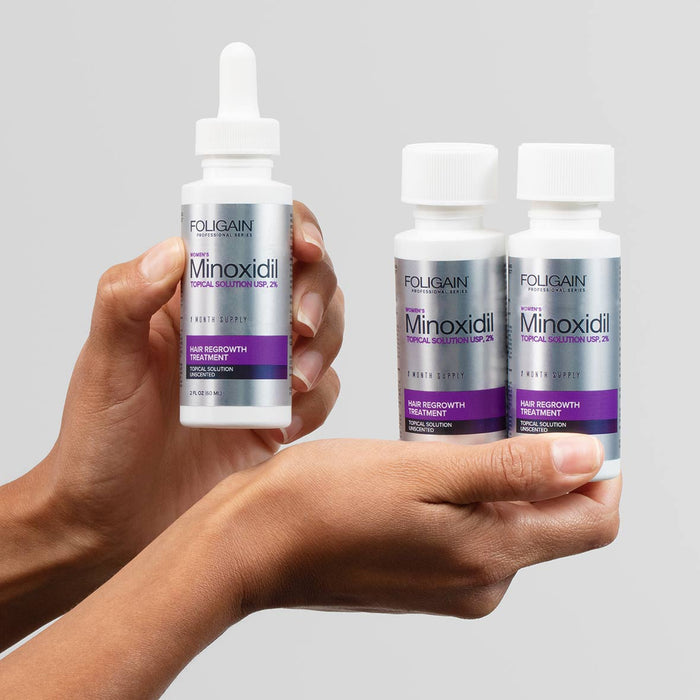 FOLIGAIN® Minoxidil 2% Hair Regrowth Treatment For Women 6 Month Supply
