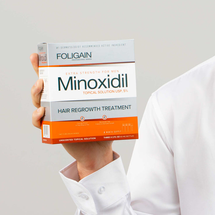 FOLIGAIN® Minoxidil 5% Hair Regrowth Treatment For Men 12 Month Supply