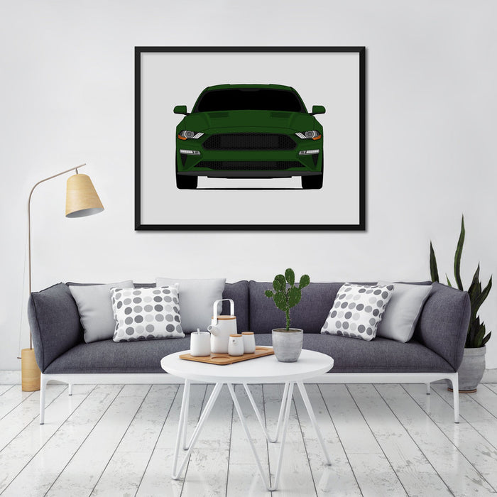 Ford Mustang Bullitt (2018-2019) S550 Poster