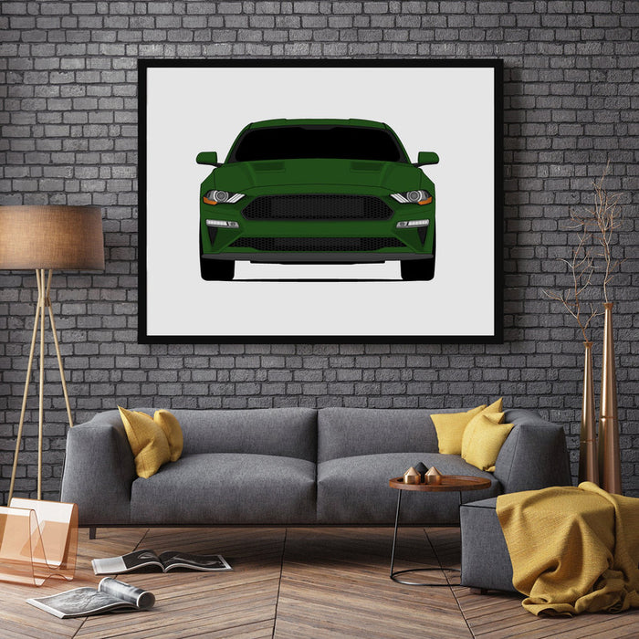 Ford Mustang Bullitt (2018-2019) S550 Poster