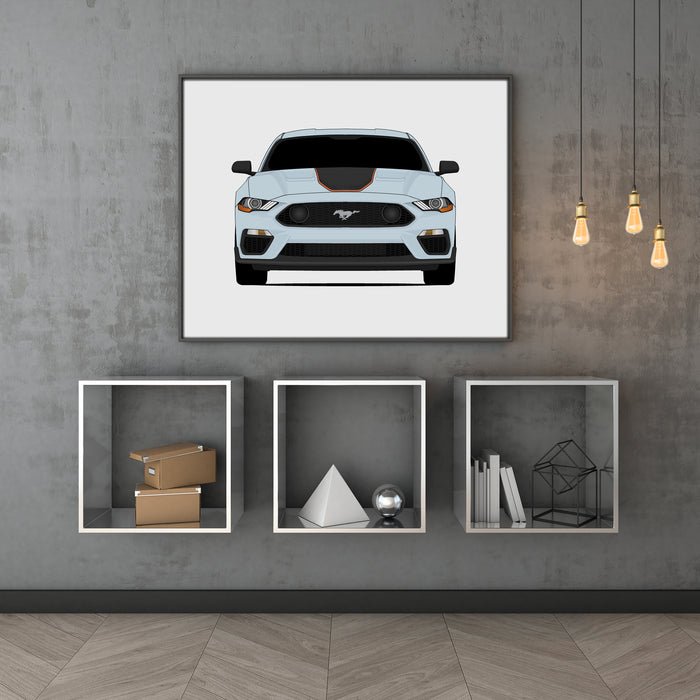 Ford Mustang GT (2021-Present) S550 Poster