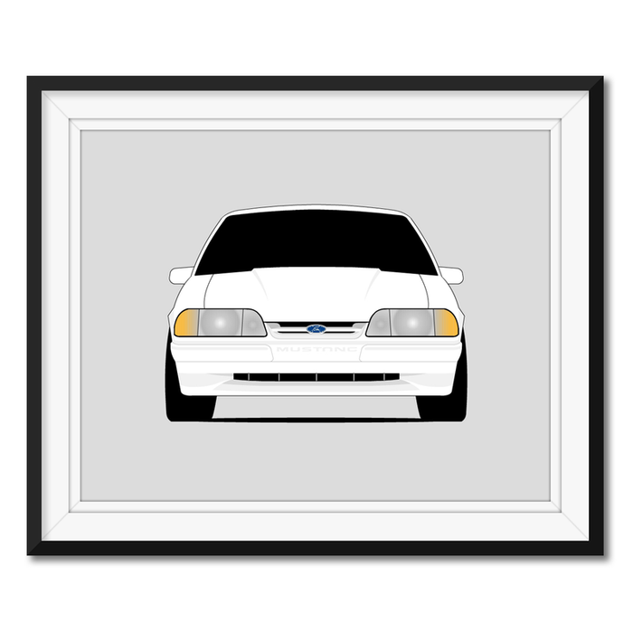Ford Mustang LX (1987-1993) Fox Body Poster