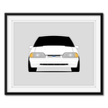 Ford Mustang LX (1987-1993) Fox Body Poster