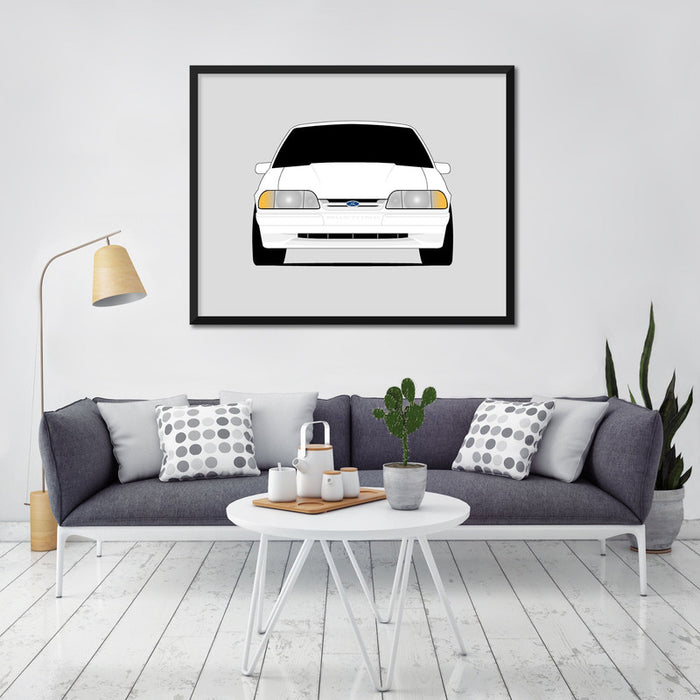 Ford Mustang LX (1987-1993) Fox Body Poster