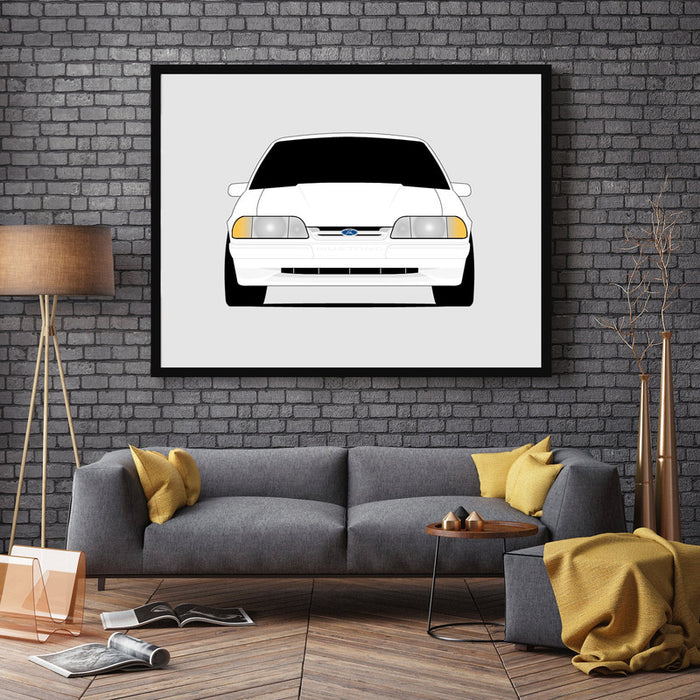 Ford Mustang LX (1987-1993) Fox Body Poster
