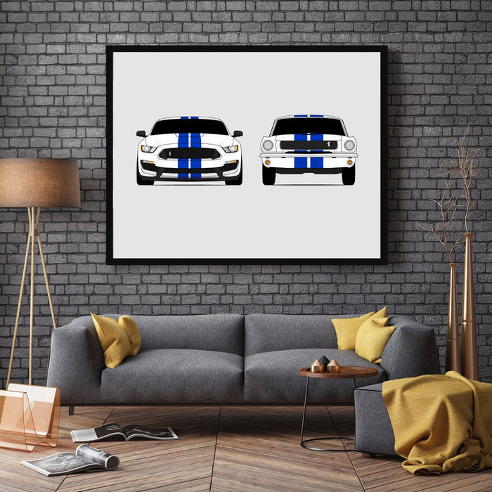 Ford Mustang Shelby GT350s Classic and New Generations