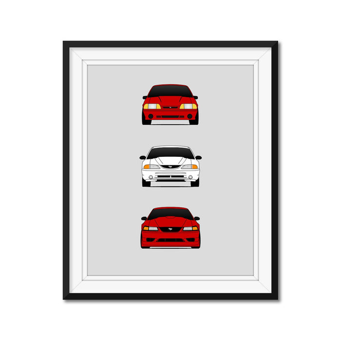 Ford SVT Mustang Cobra R Generations