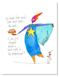 gingerbread dreaming art print