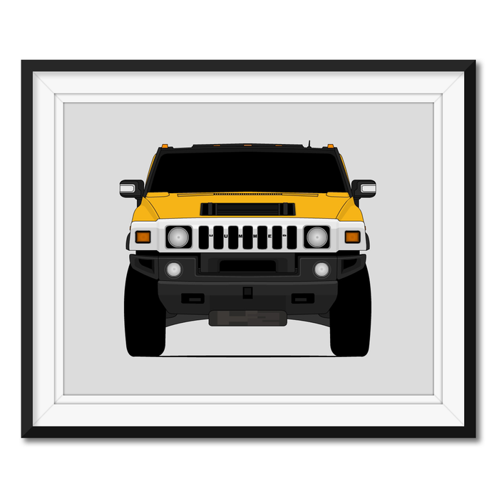 GMC Hummer H2 (2003-2007) Poster