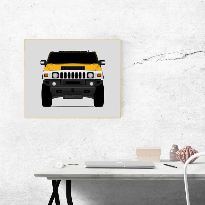 GMC Hummer H2 (2003-2007) Poster
