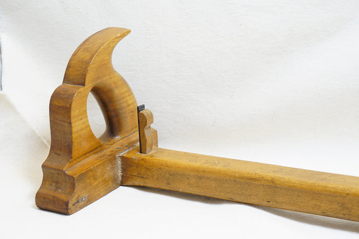 GORGEOUS PANEL SLITTING GAUGE WITH INLAID BRASS TRIM & ROLLERS