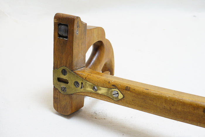 GORGEOUS PANEL SLITTING GAUGE WITH INLAID BRASS TRIM & ROLLERS