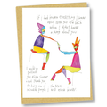 greeting card: first things