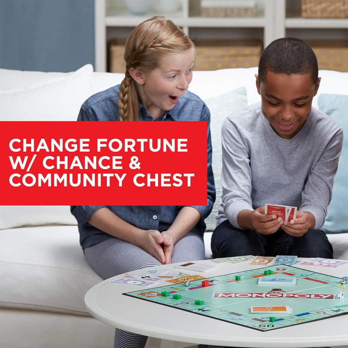 Hasbro Monopoly Board Game – Thoughtful Present for Grandparents, Parents, and Family Game Nights