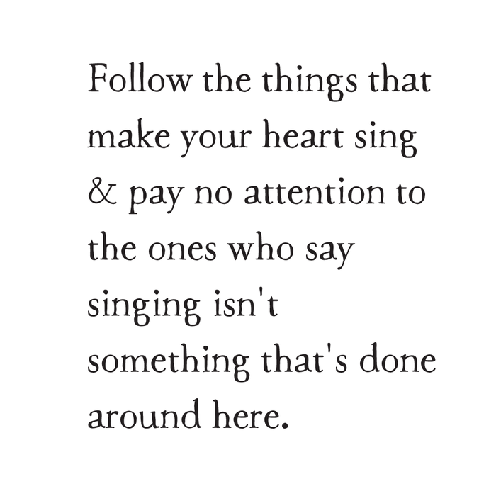 heart songs art print