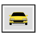 Honda Civic Si (1988-1991) Gen 4 Poster
