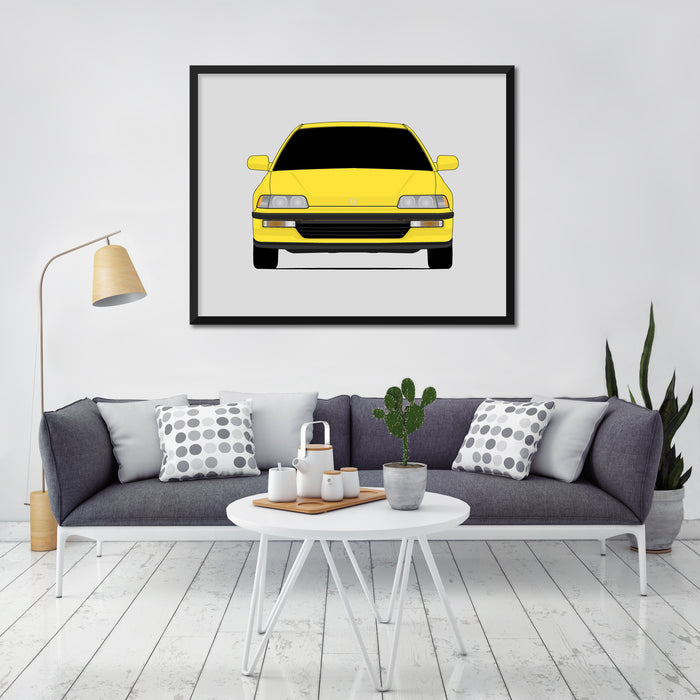Honda Civic Si (1988-1991) Gen 4 Poster