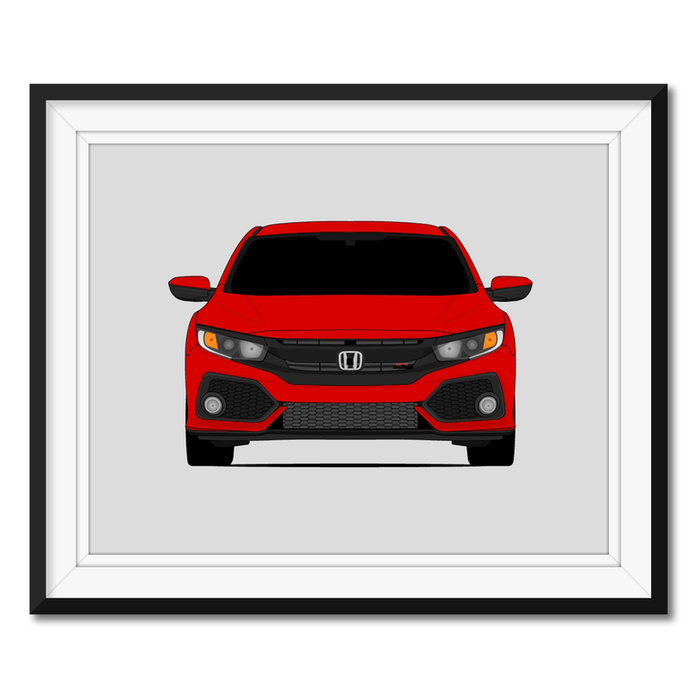Honda Civic Si (2017-2019) Gen 10 Poster