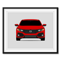 Honda Civic Si (2017-2019) Gen 10 Poster