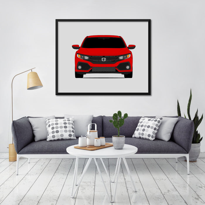 Honda Civic Si (2017-2019) Gen 10 Poster