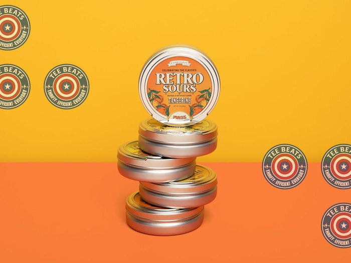 brand identity tied to a heritage candy line, emphasizing 'time-honored' quality