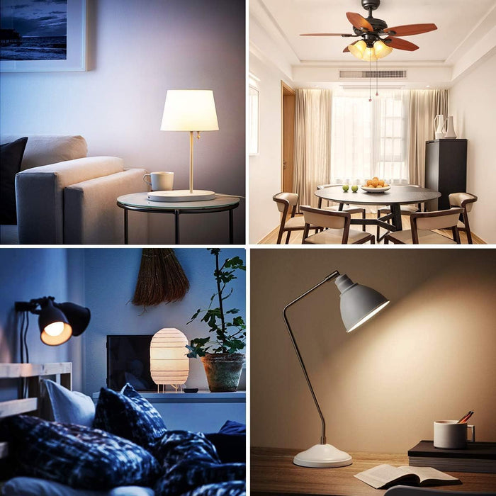 ILC Smart Mood Light Bulbs for Bedroom and Dining Room, 12 Color RGBW with Memory Mode