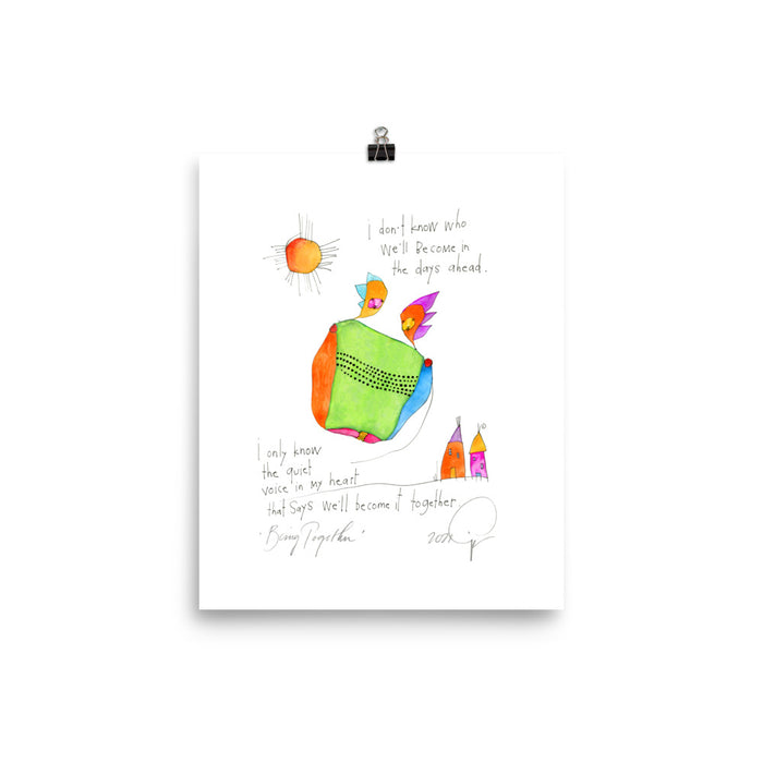 international being together print (2021)