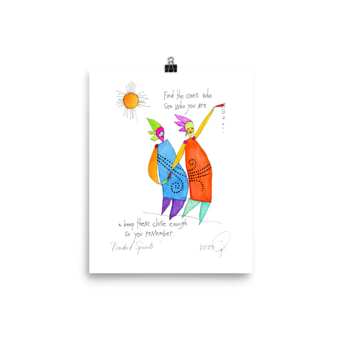 international kinship art print