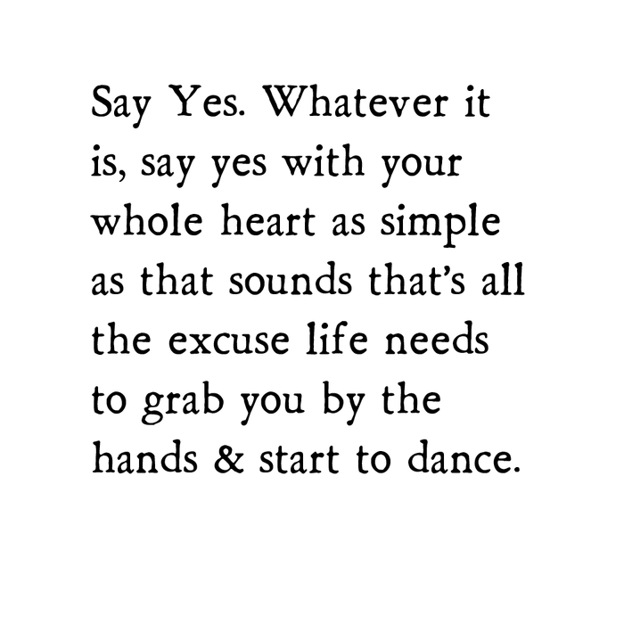 international say yes print